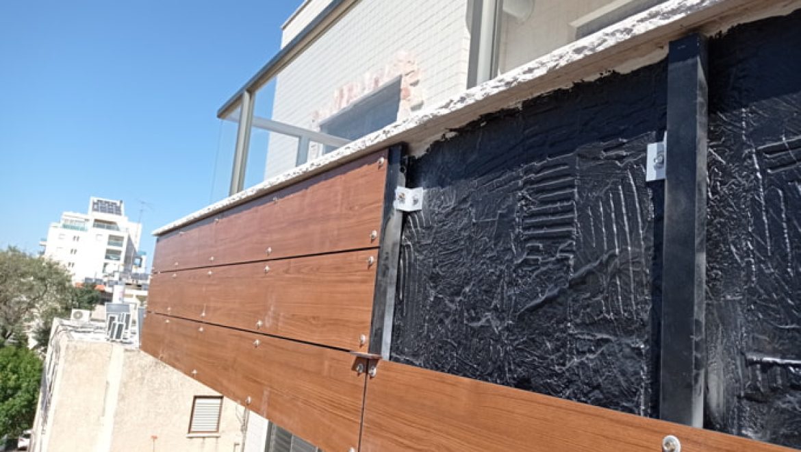 התקנת לוחות HPL, רעננה.